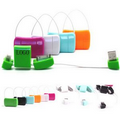 Lock Shaped USB Data Cable 2 in 1 for Mobile Phone